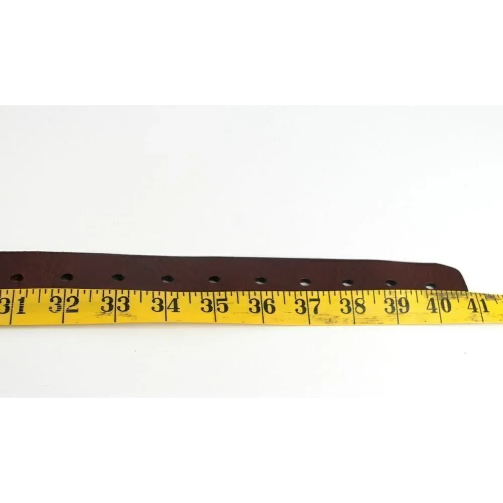 CLASSIC BROWN GENUINE LEATHER 1.5